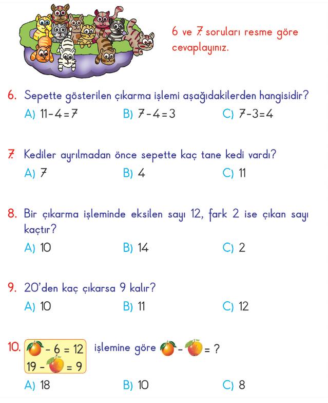 1 Sinif 33 Soruluk Matematik Tarama Testi Cevap Anahtarli Ilkokulevim Konu Anlatim Etkinlik Bankasi Calisma Kagit Matematik Alfabe Calisma Sayfalari Sinif